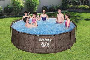 Bazén Bestway Steel Pro Max Rattan 3,66 x 1 m 56709
