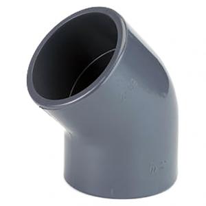 PVC tvarovka - Úhel 45° 125 mm, koleno